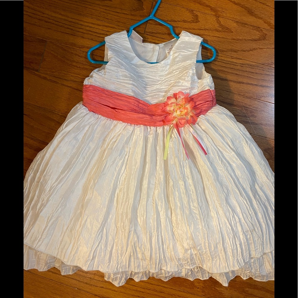 Girls Blueberi Boulevard Size 3T White & Corral